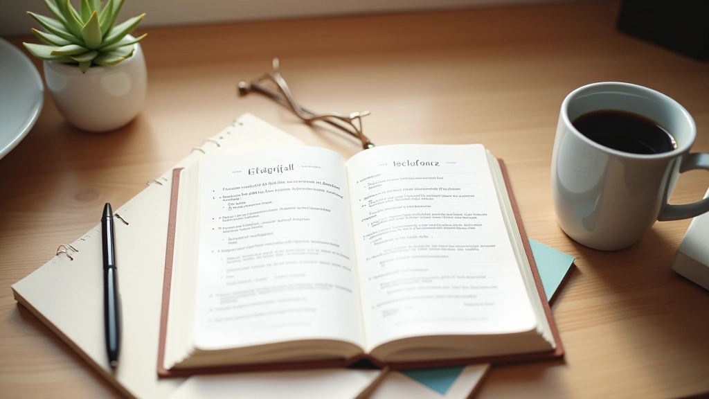 Člověk pracuje s překladovým slovníkem a poznamenaváním při učení angličtiny