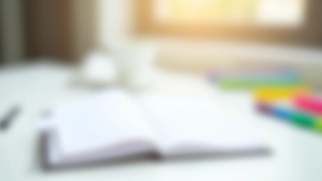 Notebook s poznámkami o slovní zásobě, pero a zvýrazňovač